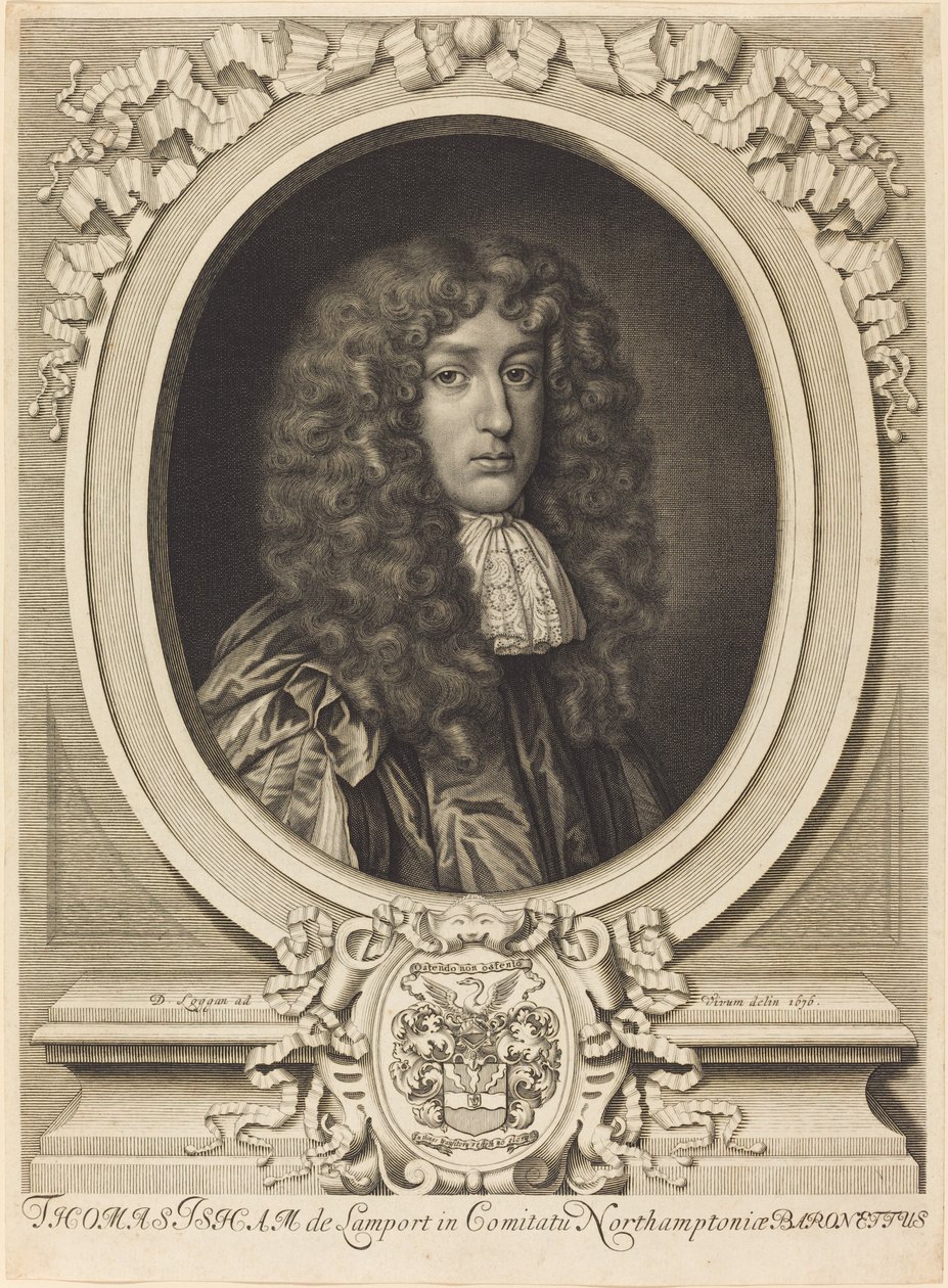 Sir Thomas Isham af David Loggan