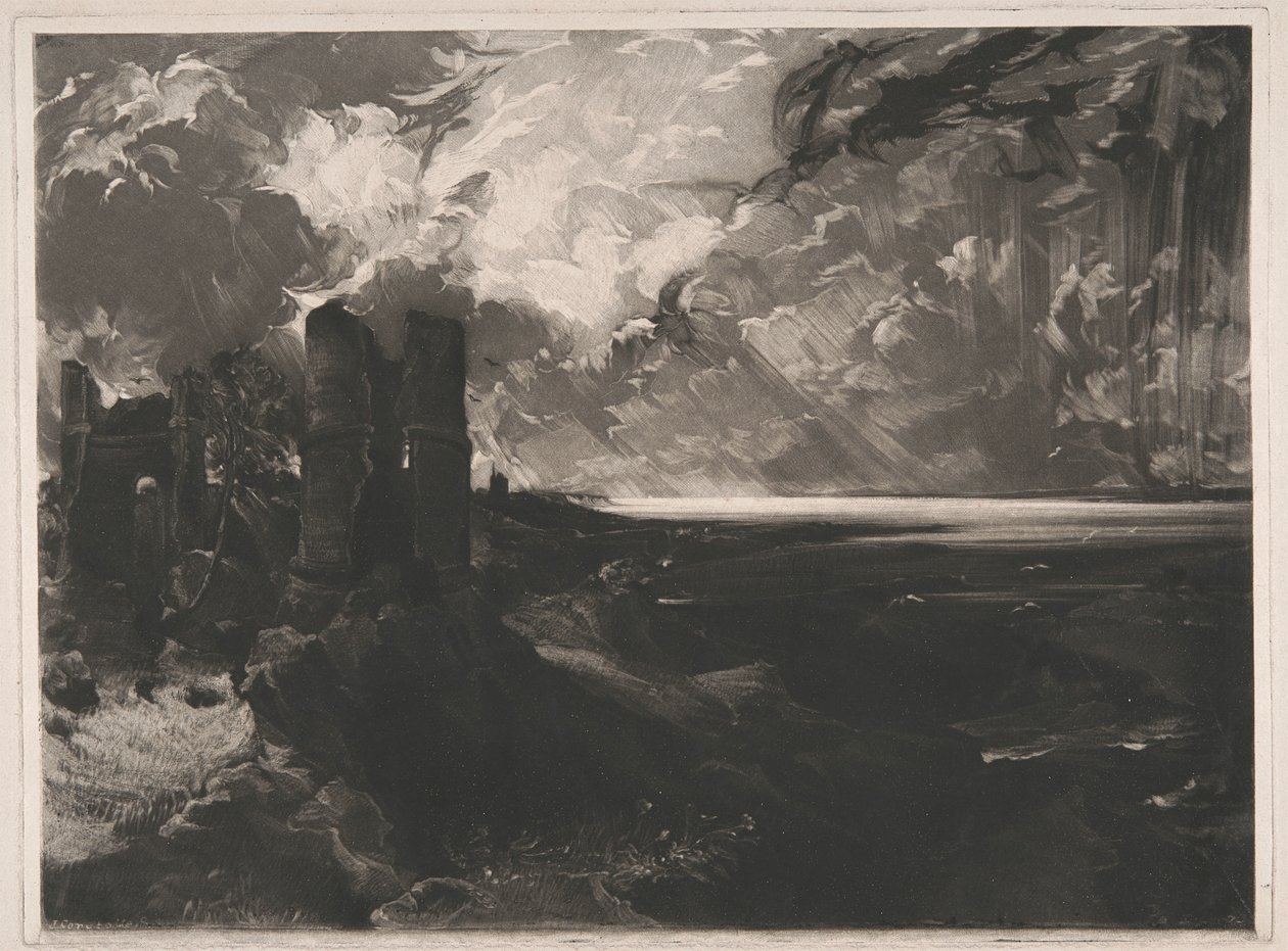 Hadleigh Castle af David Lucas