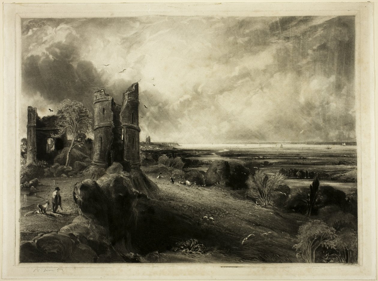 Hadleigh Castle nær Nore af David Lucas