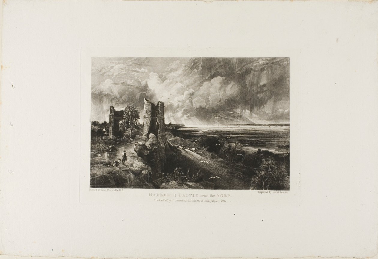 Hadley Castle, i nærheden af Nore af David Lucas