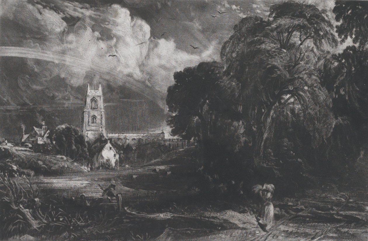 Stoke-by-Nayland, 1830. af David Lucas