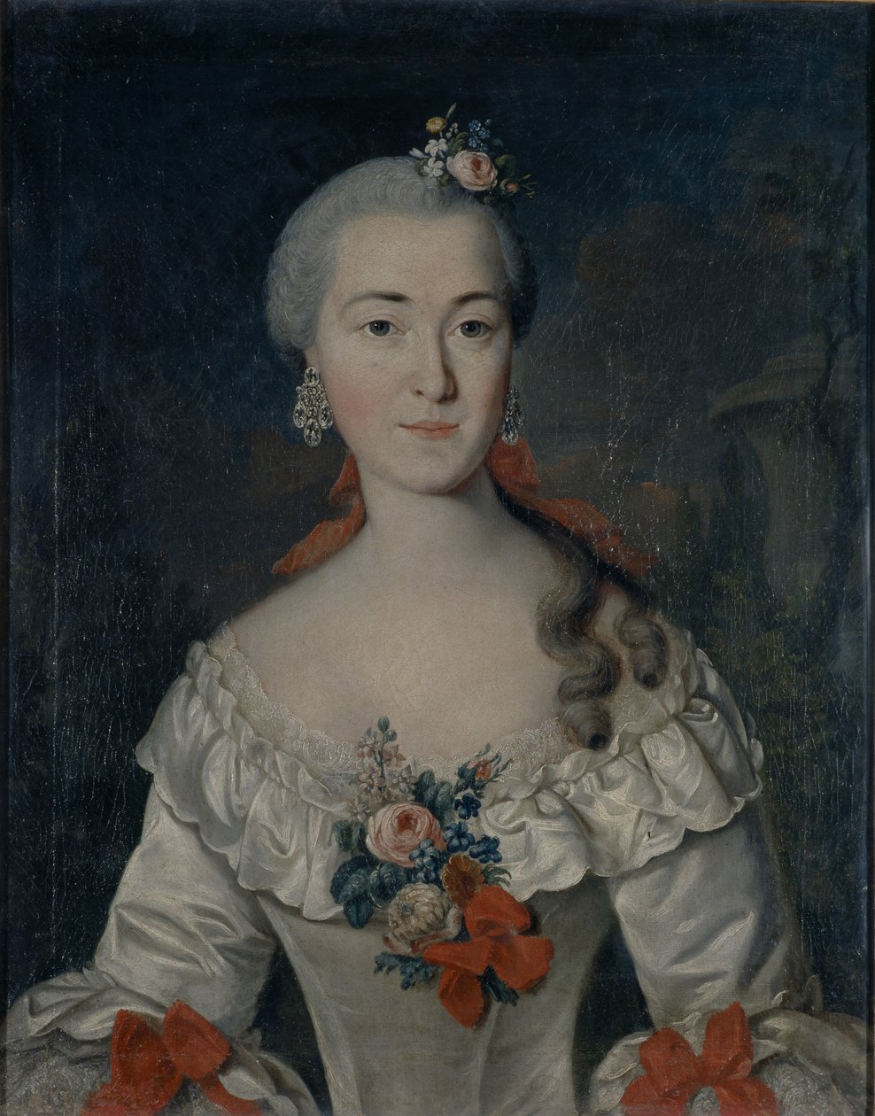 Portræt af Maria Ivanovna Tatishcheva, 1759 af David Lueders