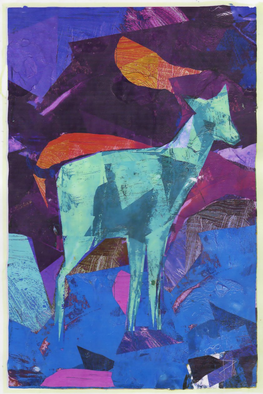 Blue Deer, 2017 af David McConochie