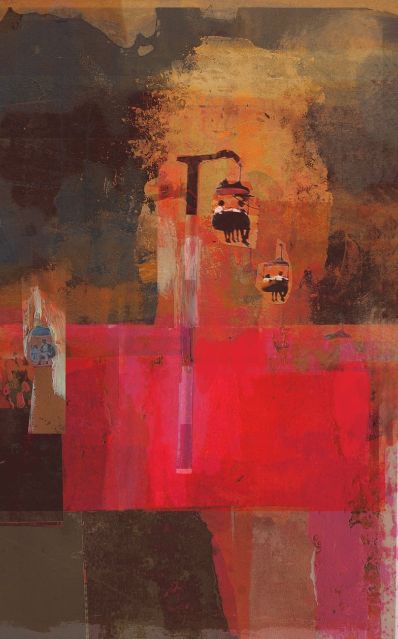 Cable Cars, 2014, Collage på papir af David McConochie