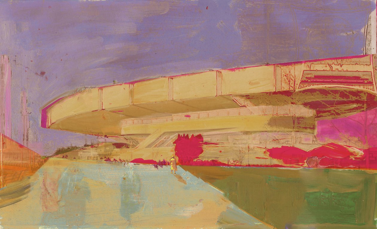 Telephone Pavilion, 2016, blandede medier af David McConochie