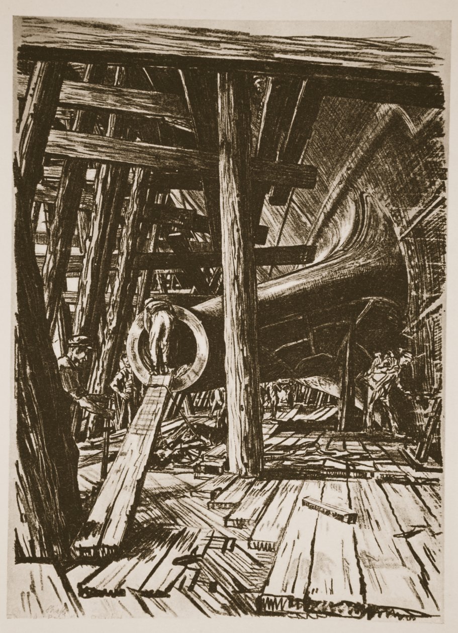 A shaft bracket, illustration fra 
