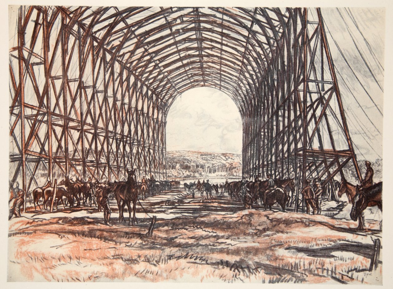 En stald på vestfronten, illustration fra 