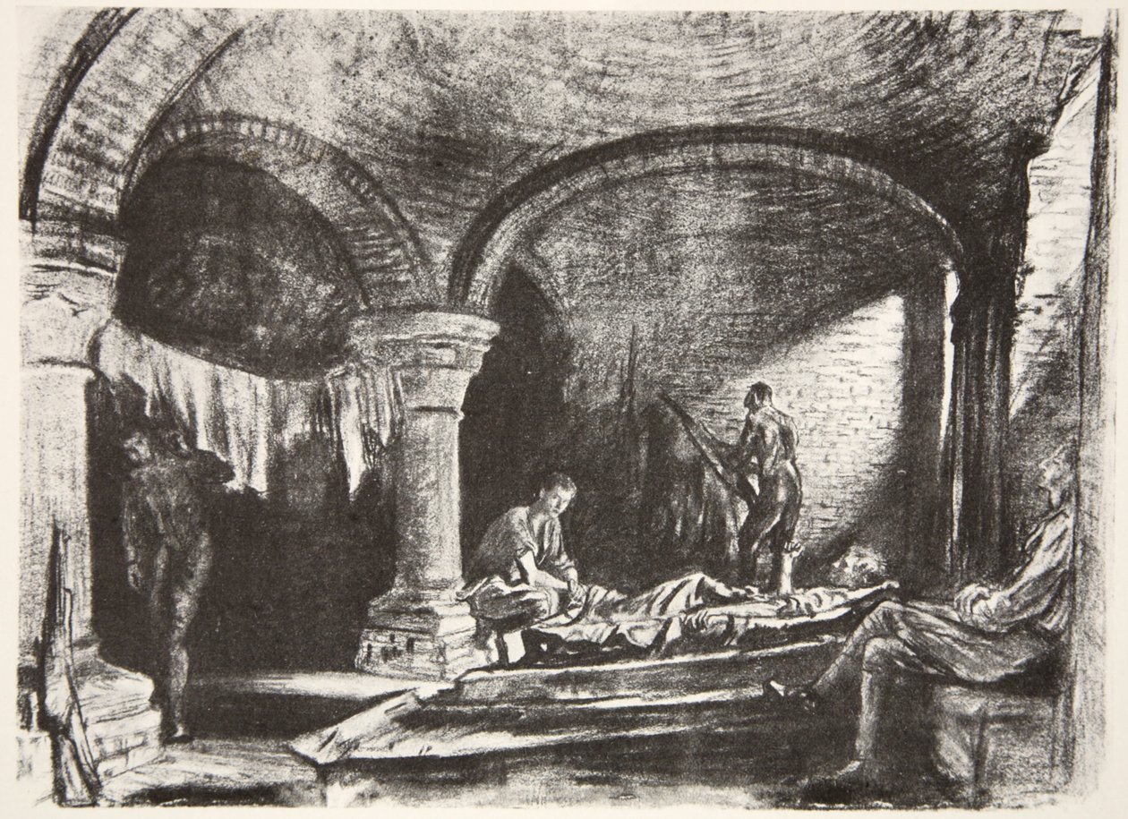 An Underground Billet, illustration fra 