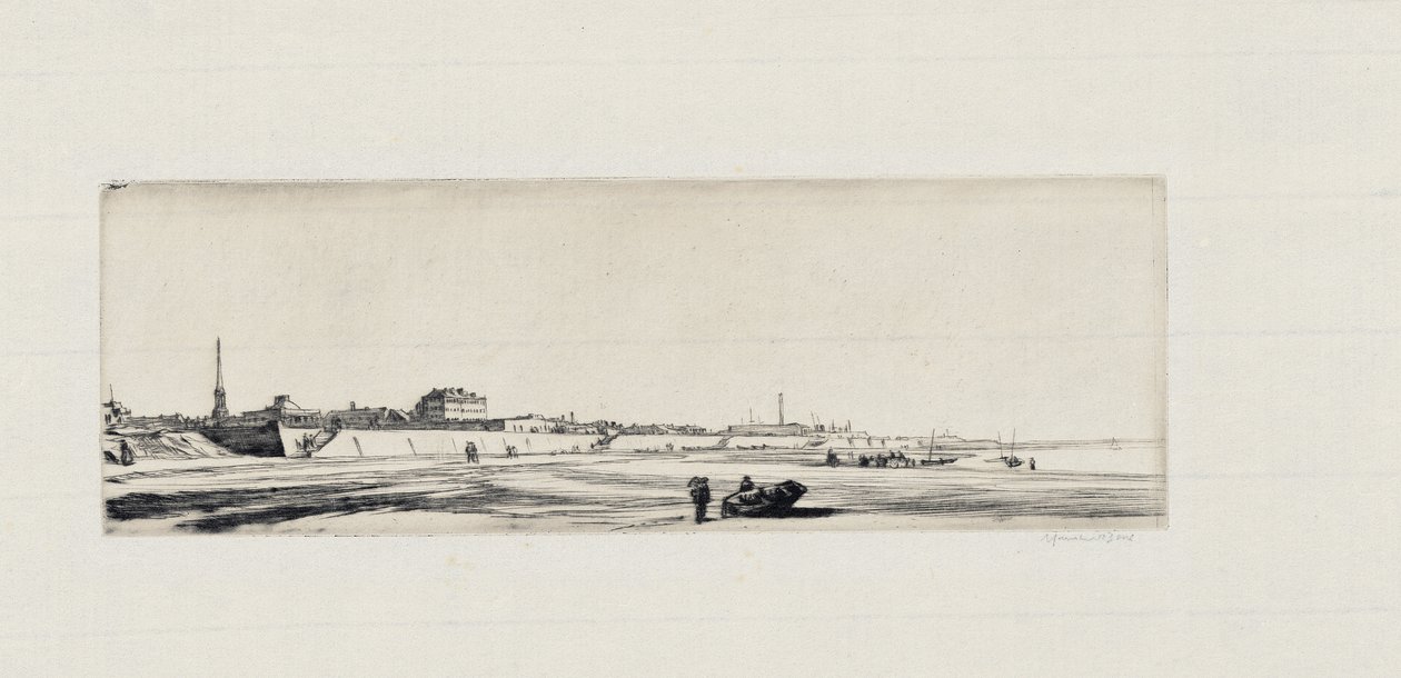 Ayr Strand af David Muirhead Bone