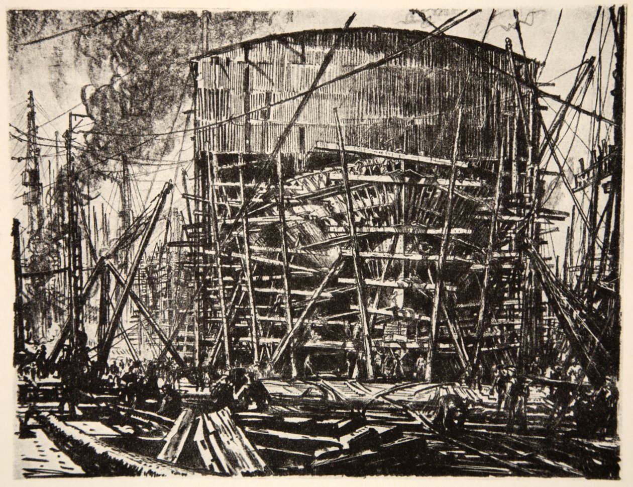 På lagrene, illustration fra 