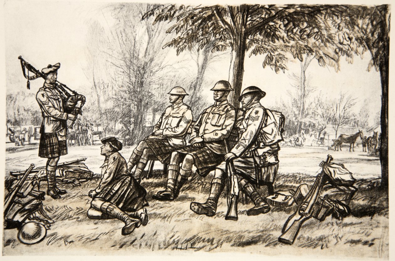 Out of the line, illustration fra 