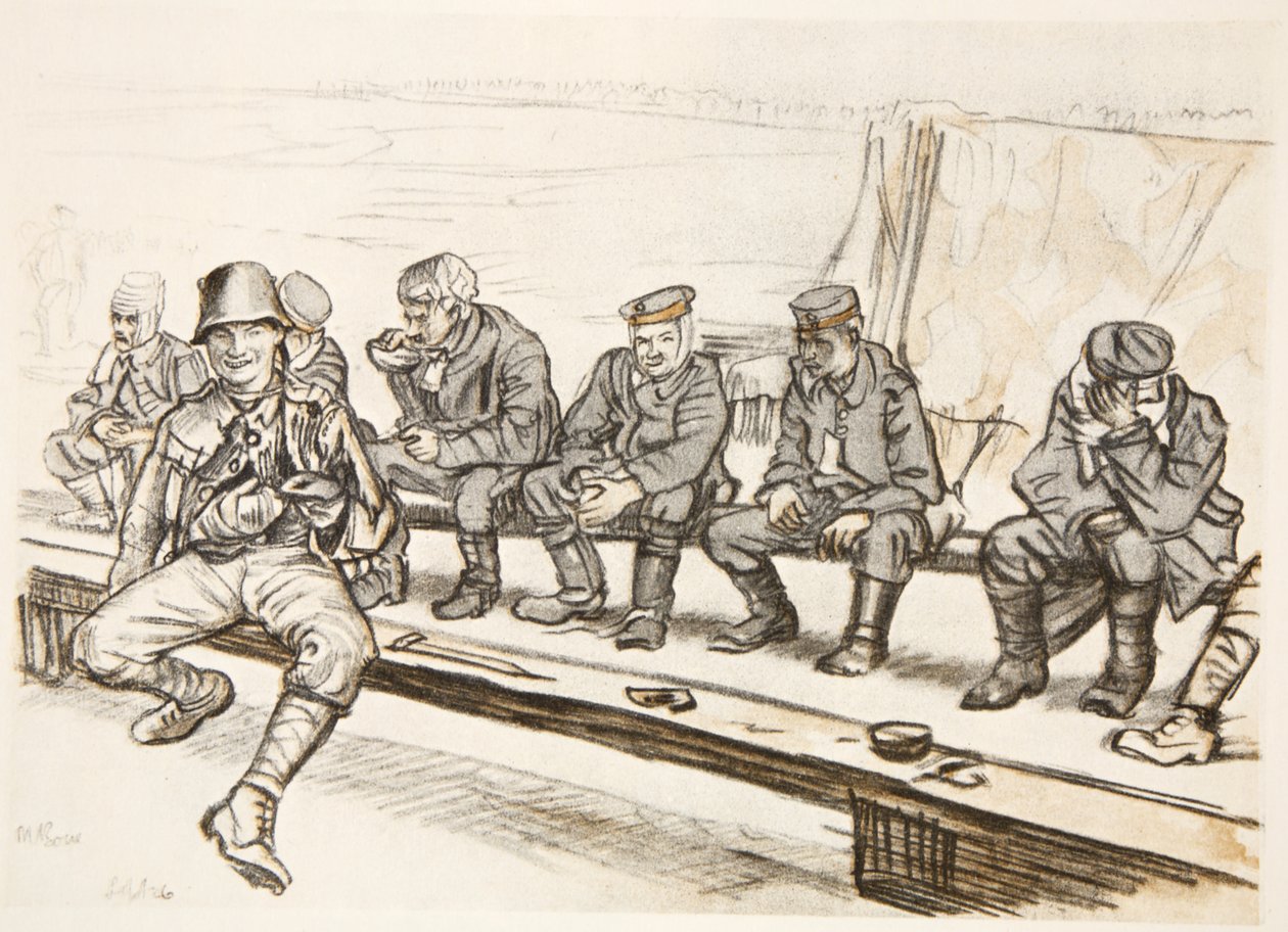 Den lykkelige kriger, illustration fra 