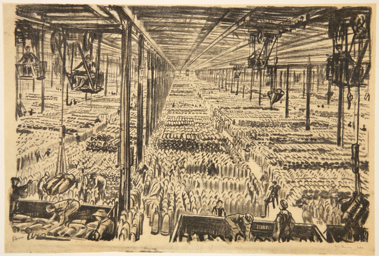 The hall of the million shells, illustration fra 