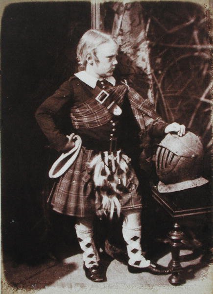 Young Scot Lad in Kilt (saltpapirtryk fra calotype negativ) af David Octavius and Adamson Robert Hill