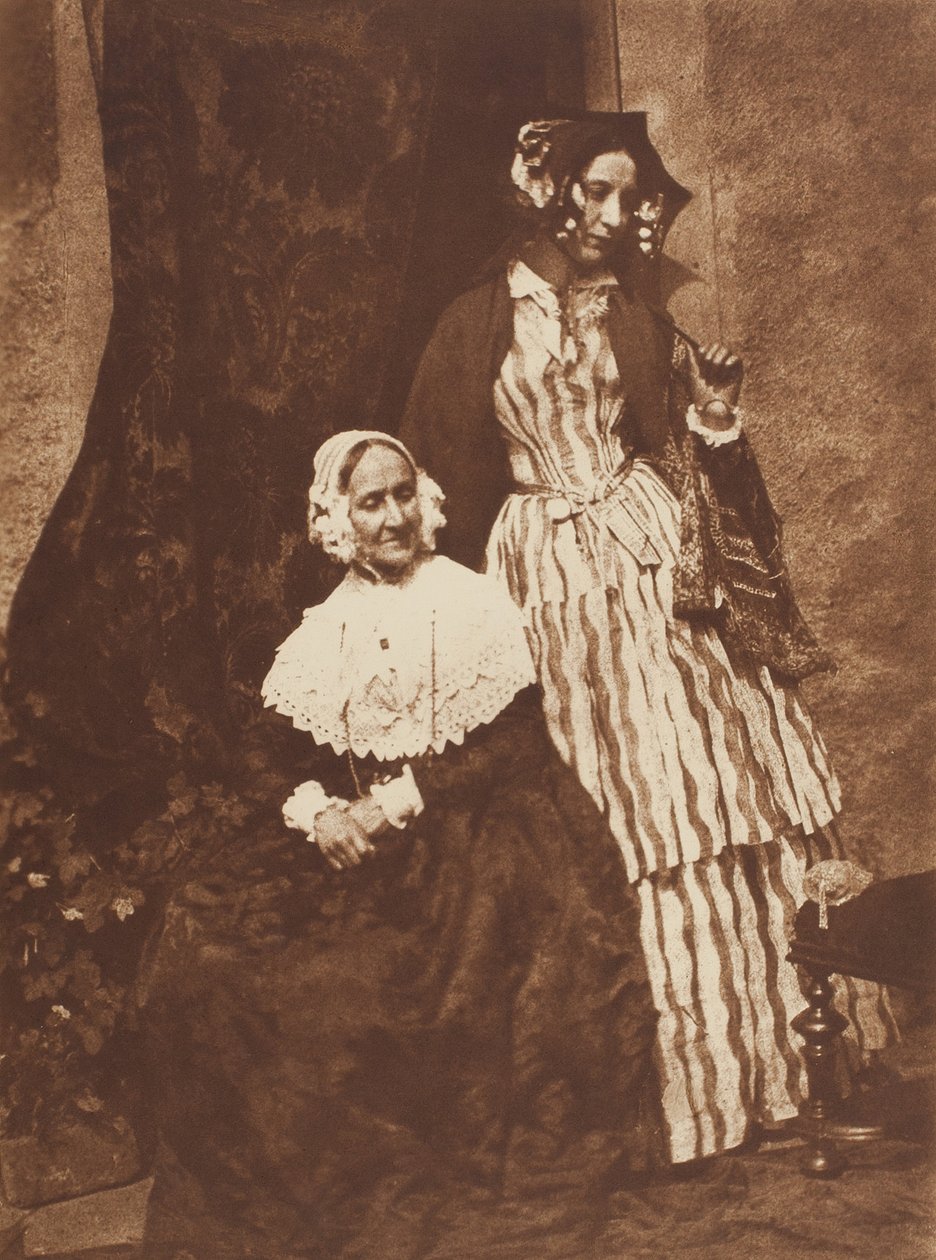 Fru Anne Rigby og Lady Elizabeth Eastlake, 184347, trykt ca. 1916. Skabere: David Octavius Hill, Robert Adamson, Hill & Adamson. af Hill and Adamson