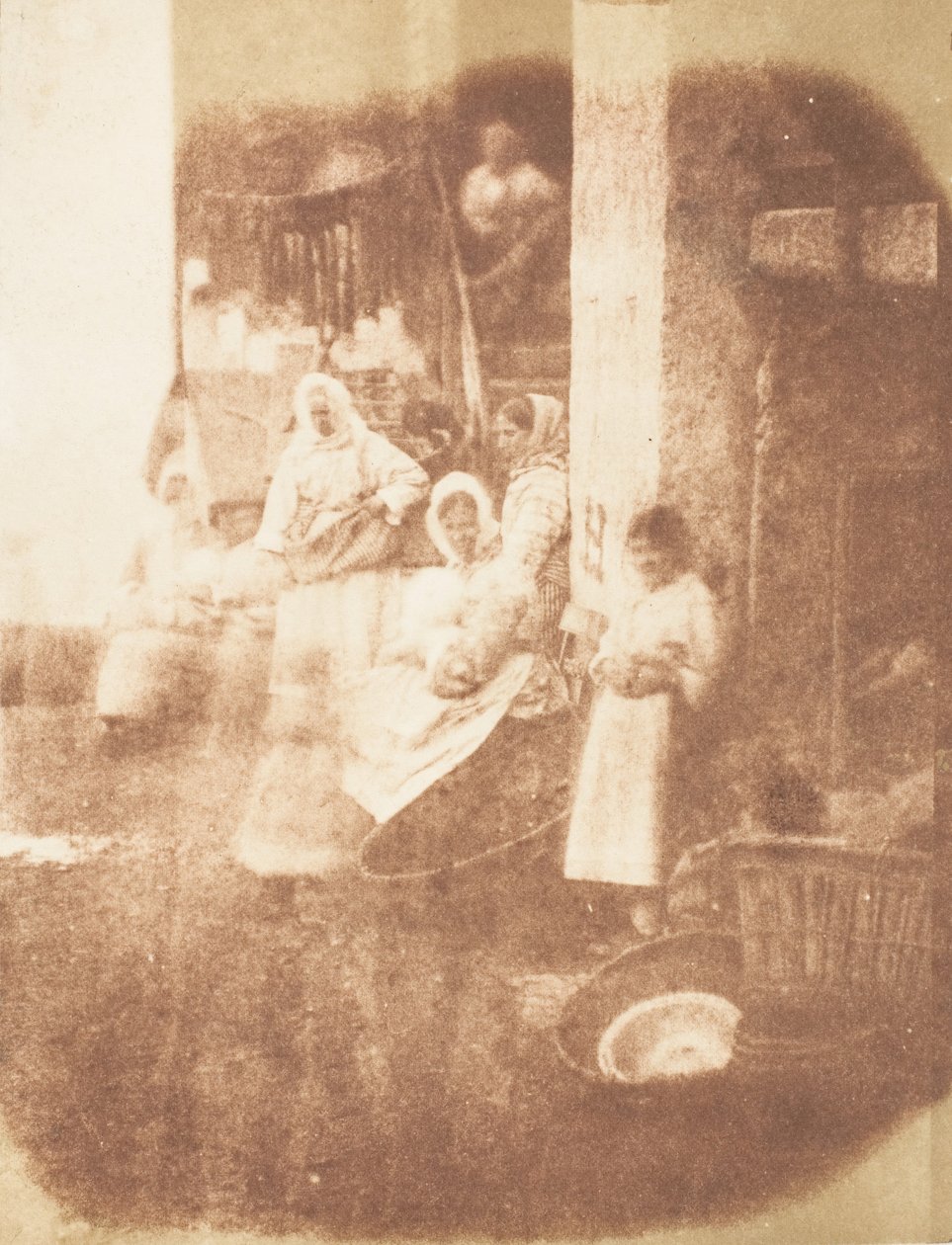 Newhaven Fishwives, 1843-47. Skabere: David Octavius Hill, Robert Adamson, Hill & Adamson. af Hill and Adamson