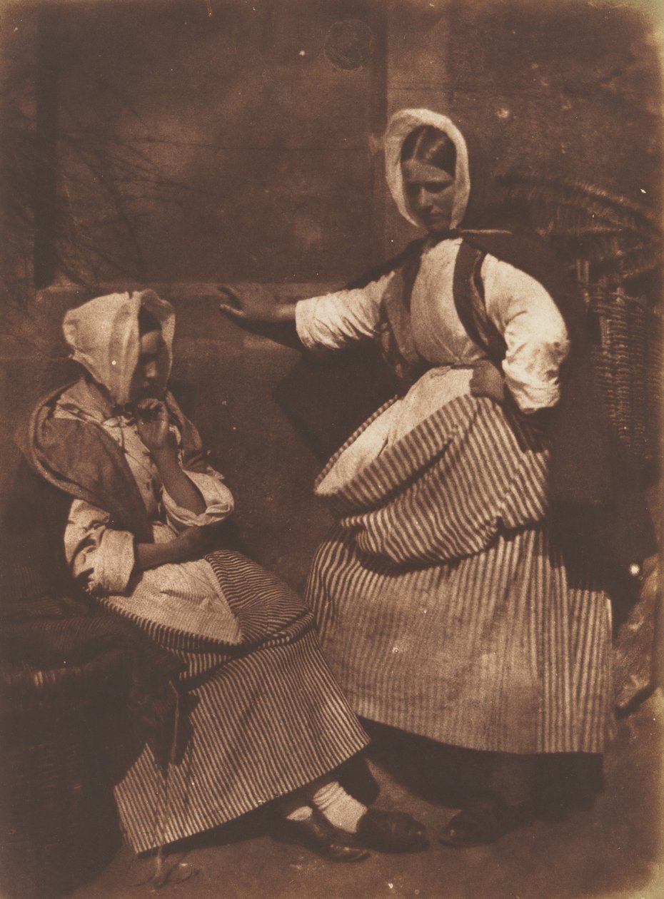 Newhaven Fishwives, ca. 1845. Skabere: David Octavius Hill, Robert Adamson, Hill & Adamson. af Hill and Adamson