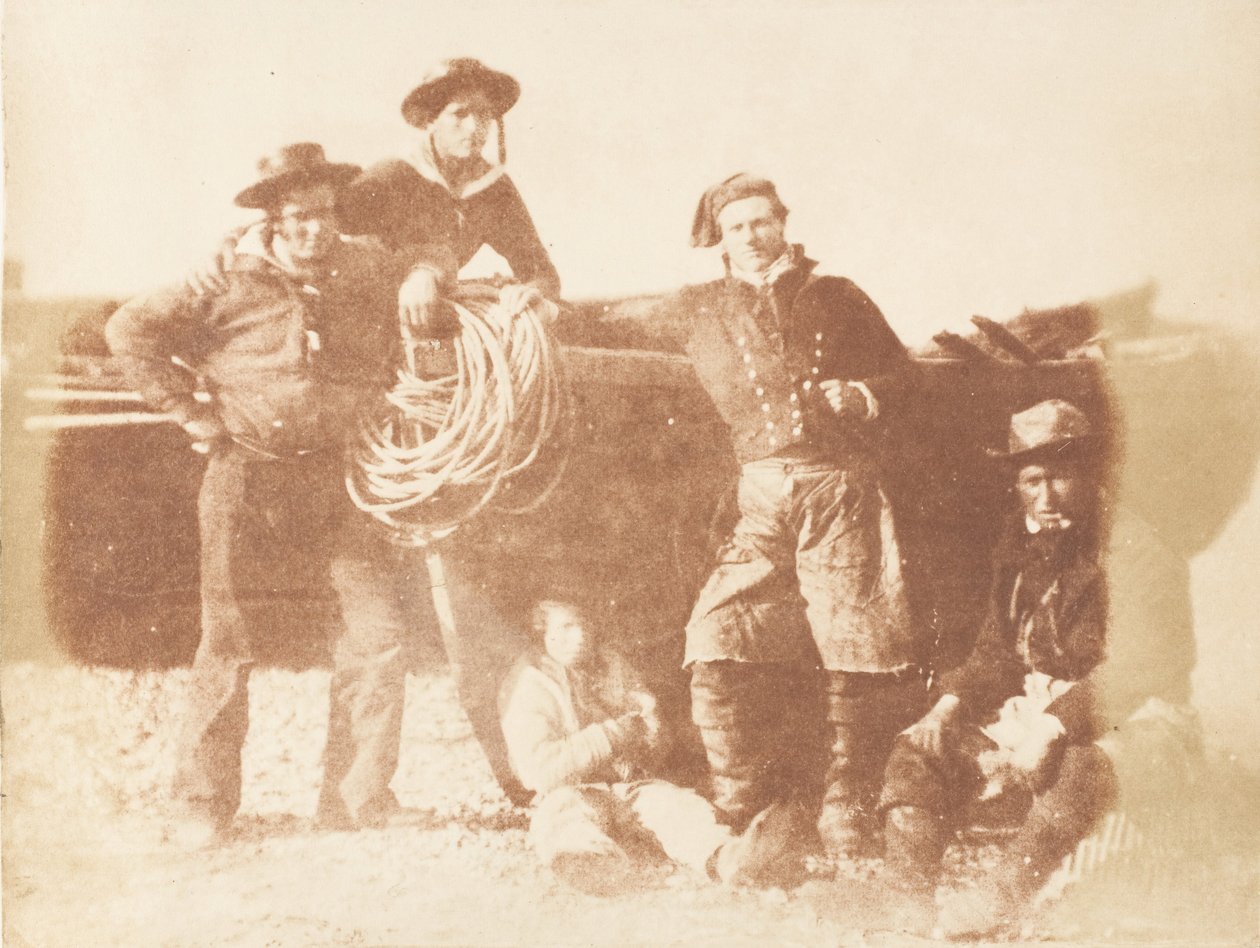 Newhaven Group, 1843-47. Skabere: David Octavius Hill, Robert Adamson, Hill & Adamson. af Hill and Adamson