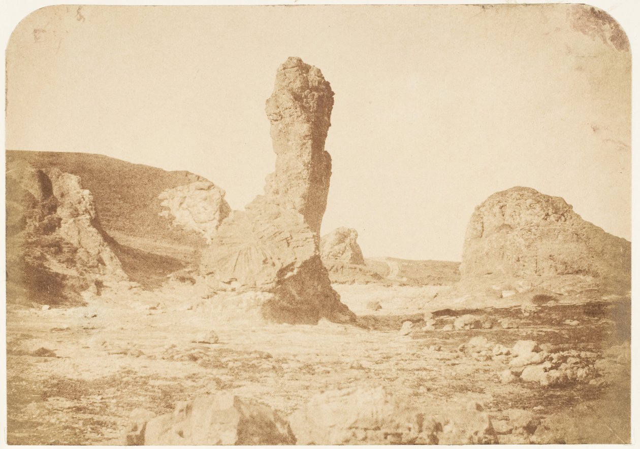 St. Andrews. Spindelklippen, 1843-47. Skabere: David Octavius Hill, Robert Adamson, Hill & Adamson. af Hill and Adamson