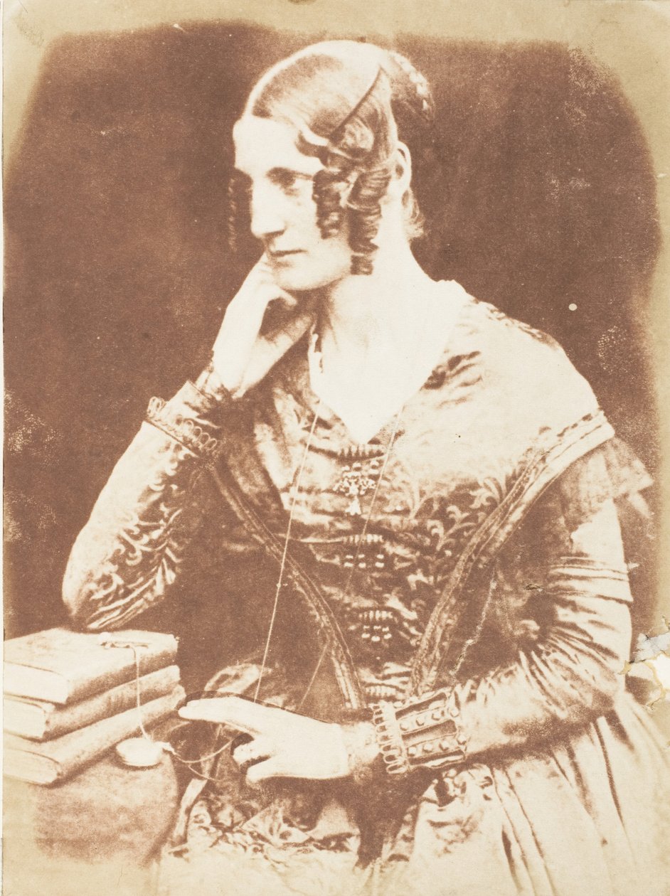 Uidentificeret kvinde, 1843-47. Skabere: David Octavius Hill, Robert Adamson, Hill & Adamson. af Hill and Adamson