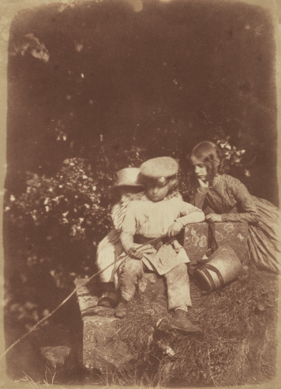 Ved Minnow Pool, 1843-1847. Skaber: David Octavius Hill, Robert Adamson. af David Octavius Hill, Robert Adamson
