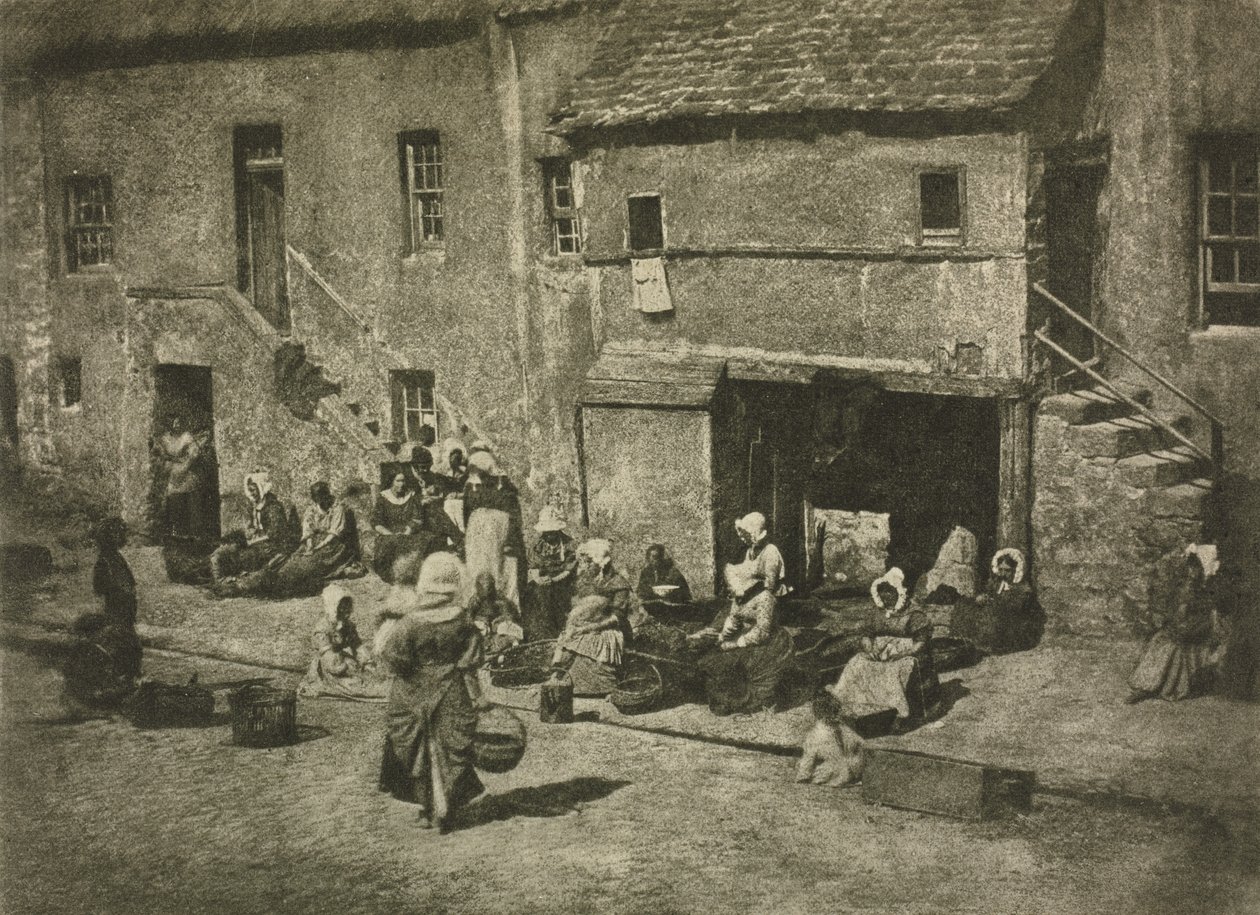 Kameraarbejde: Newhaven Fisheries, 1909. Skaber: David Octavius Hill, Robert Adamson. af David Octavius Hill, Robert Adamson