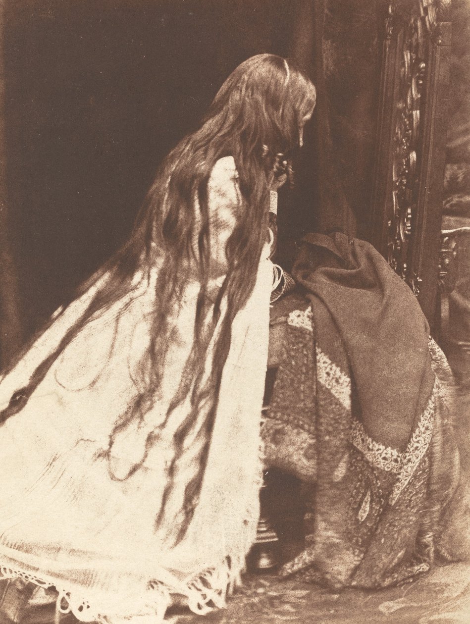 Bøn, 1843-1847. Skaber: David Octavius Hill, Robert Adamson. af David Octavius Hill, Robert Adamson