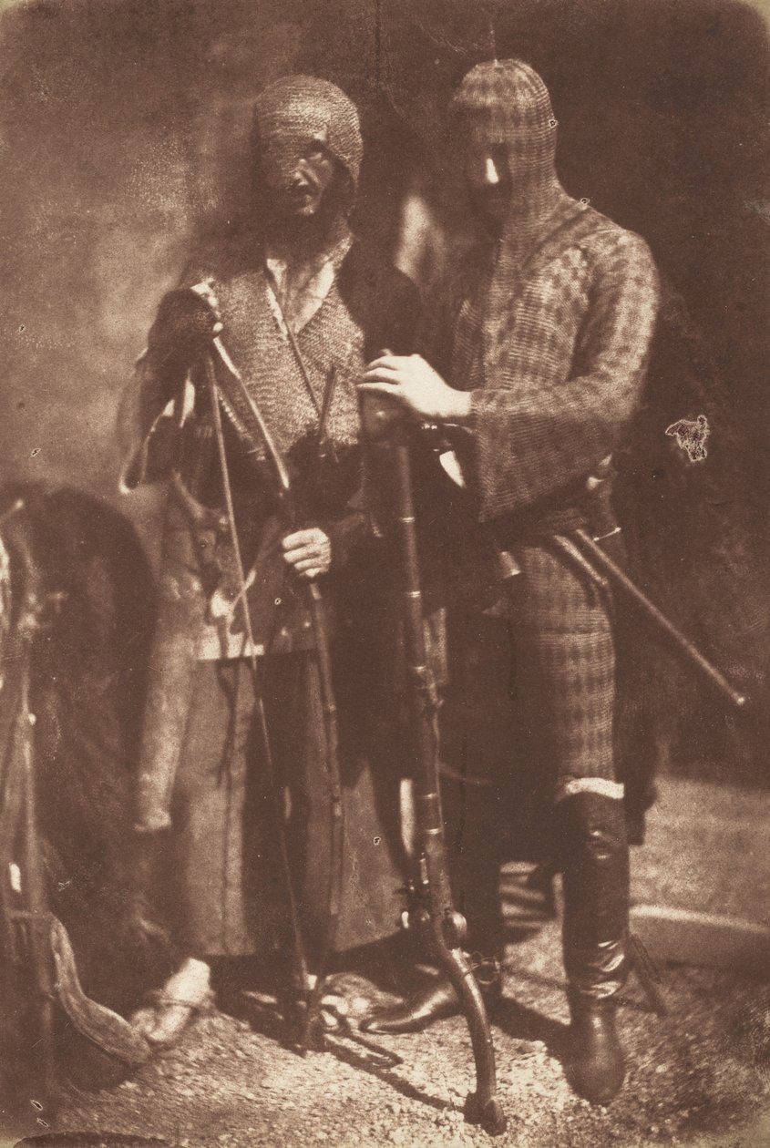 Afghansk eller tjerkessisk rustning,1843 (foto) af David Octavius Hill
