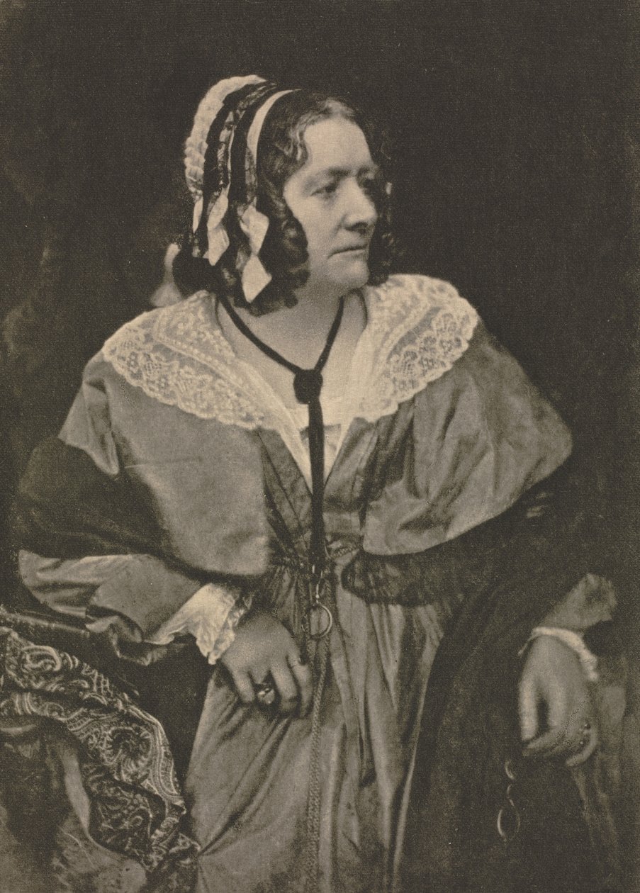 Kameraarbejde: Mrs. Anna Brownell Jameson, 1912. af David Octavius Hill