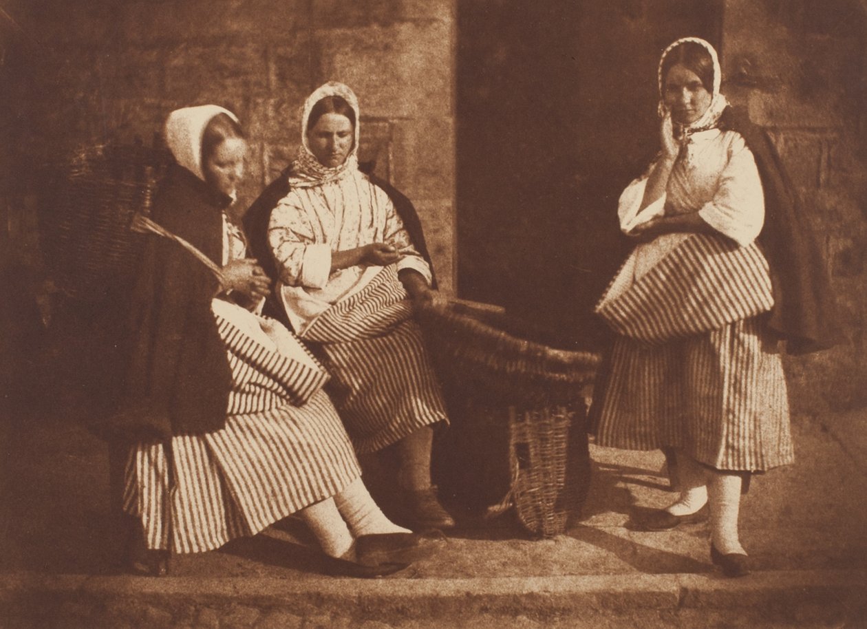 Mrs. Logan og to ukendte kvinder, Newhaven af David Octavius Hill