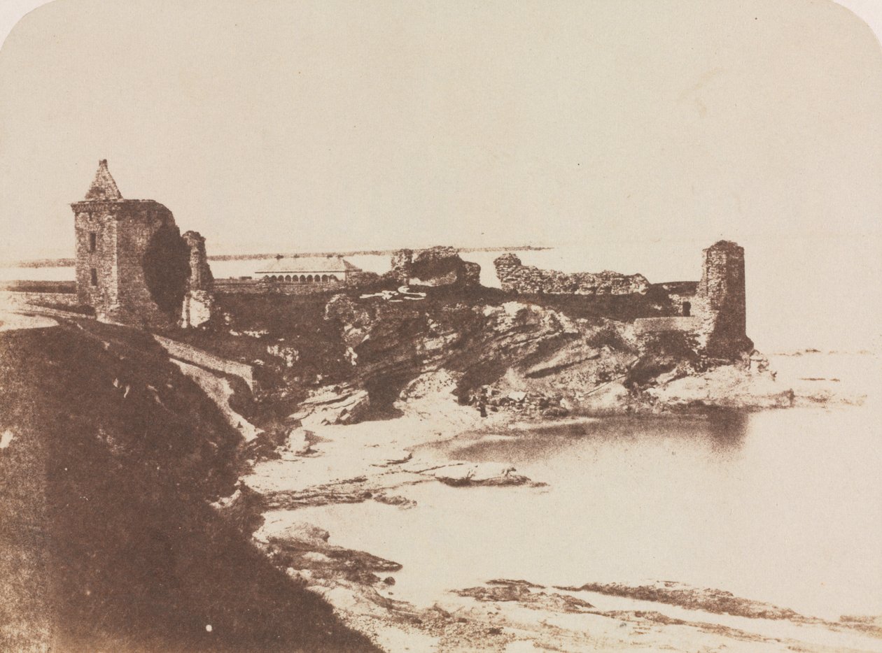 St. Andrews Castle, fra sydøst af David Octavius Hill