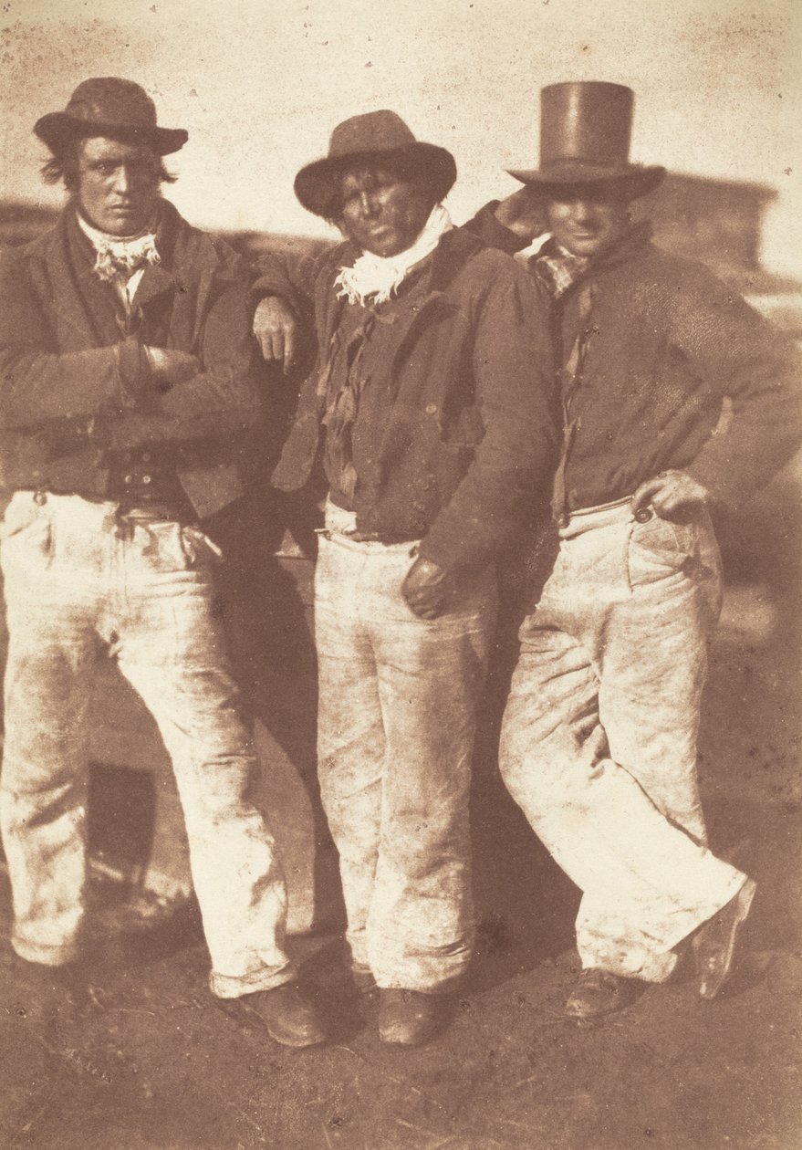 Alexander Rutherford, William Ramsay og John Linton af David Octavius Hill and Robert Adamson