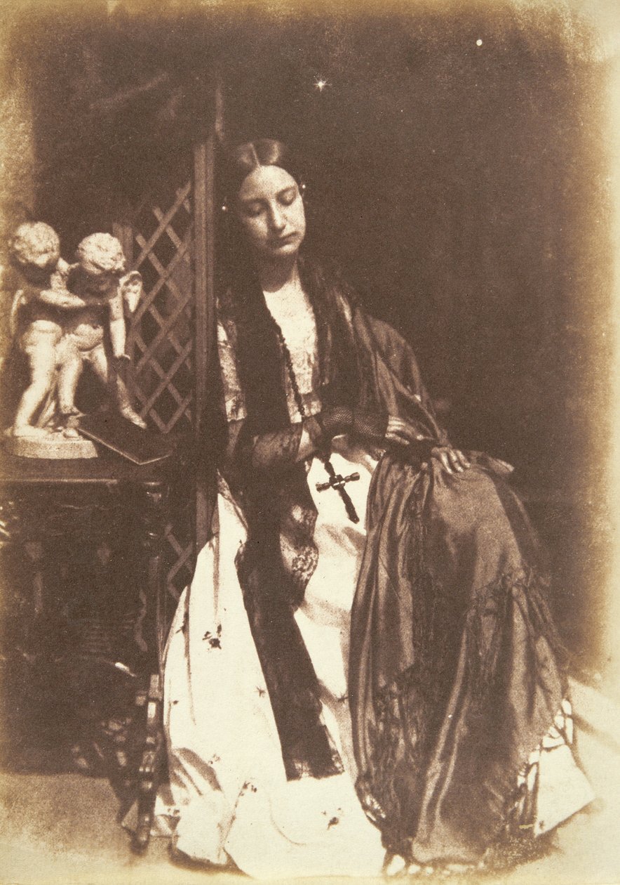Frøken Elizabeth Rigby (1809-93) senere Lady Eastlake, c.1844 af David Octavius Hill and Robert Adamson