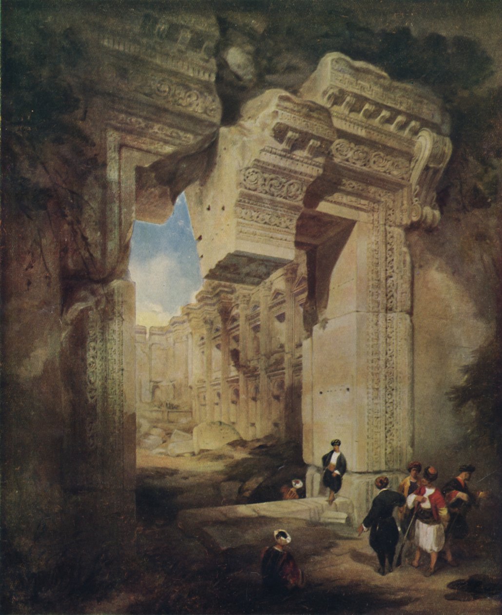 Baalbec, 1841, 1922. af David Roberts