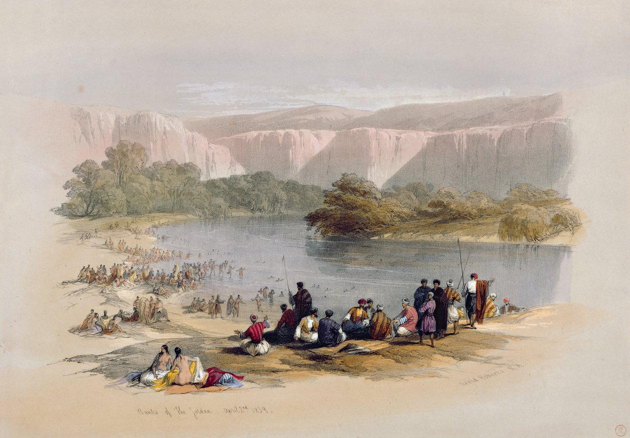 Banks of the Jordan, 2. april 1839, plade 48 fra bind II af 