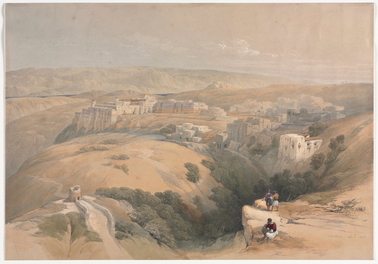 Betlehem, 1839. af David Roberts