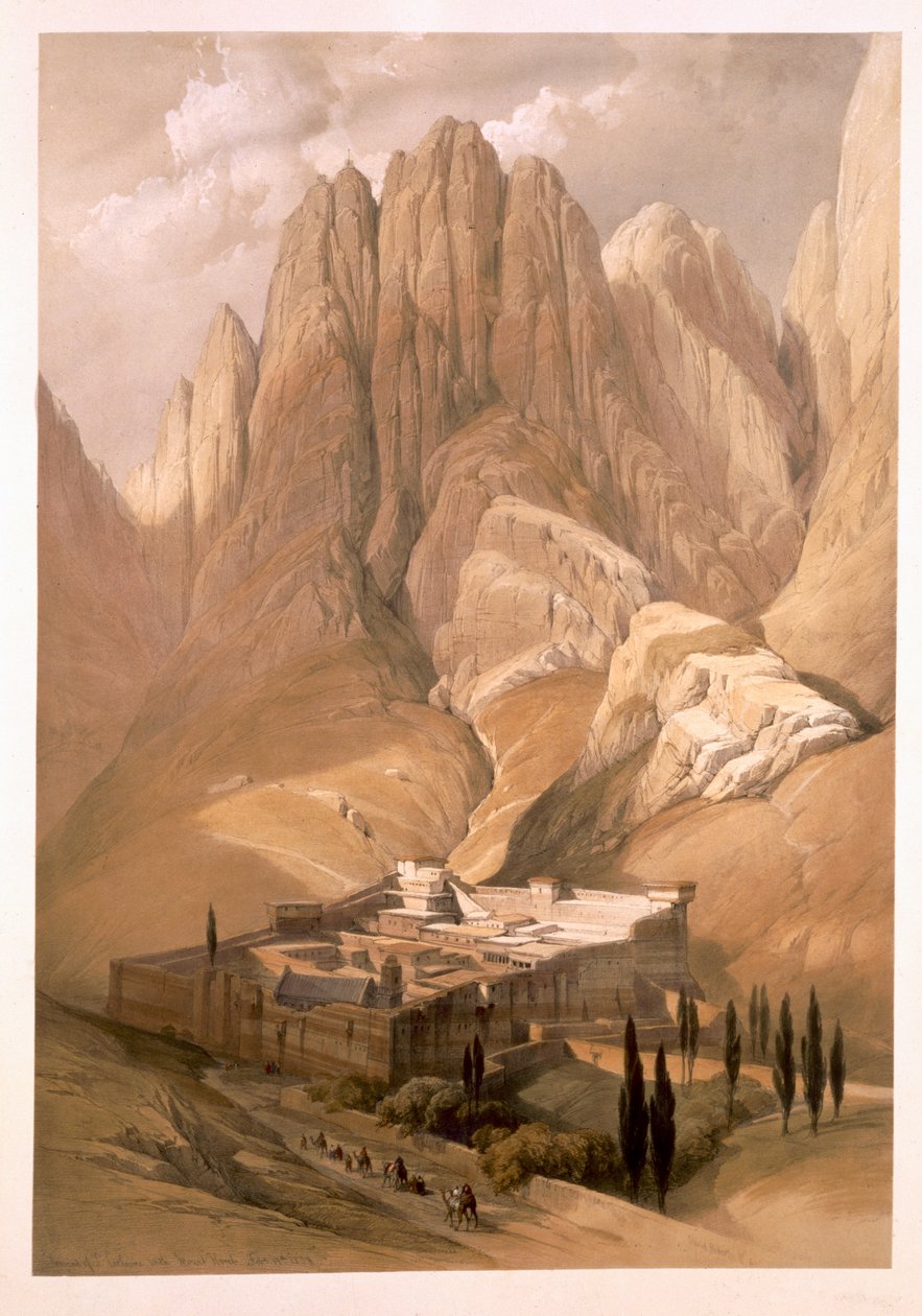 Kloster St. Catherine med Mount Horeb, 19. februar 1839, plade 118 fra bind III af 