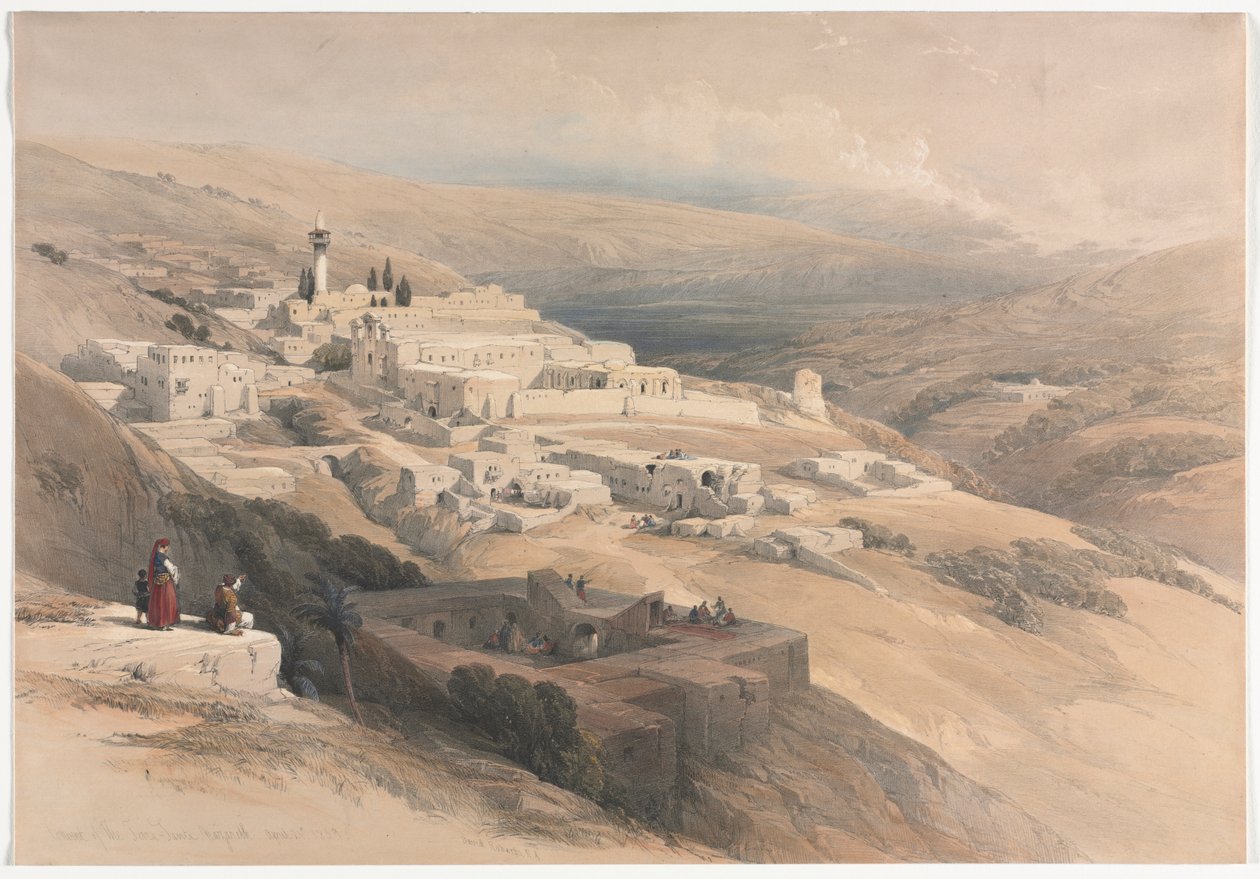 Terra-Julemandens kloster, Nazareth af David Roberts