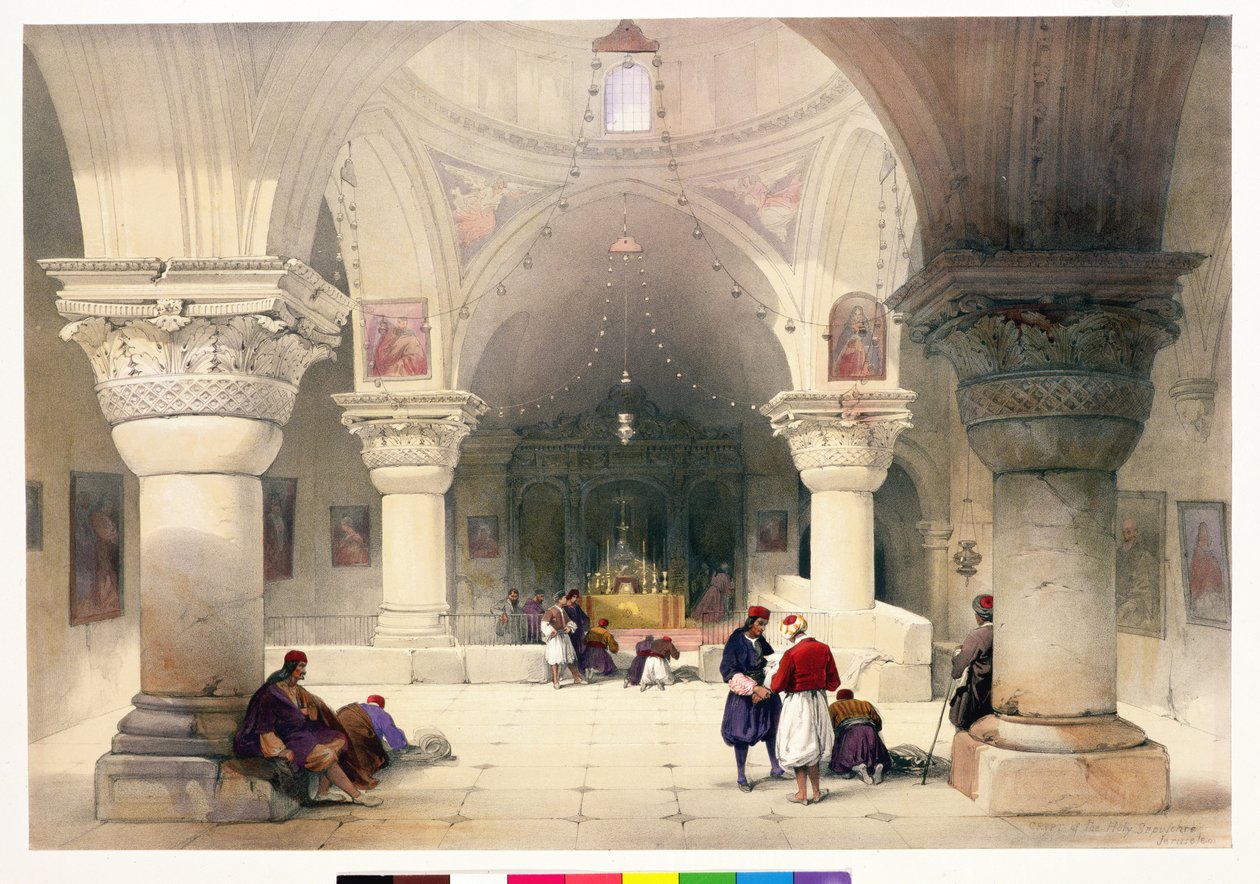 Crypt of the Holy Sepulchre, Jerusalem, plade 20 fra bind I af 