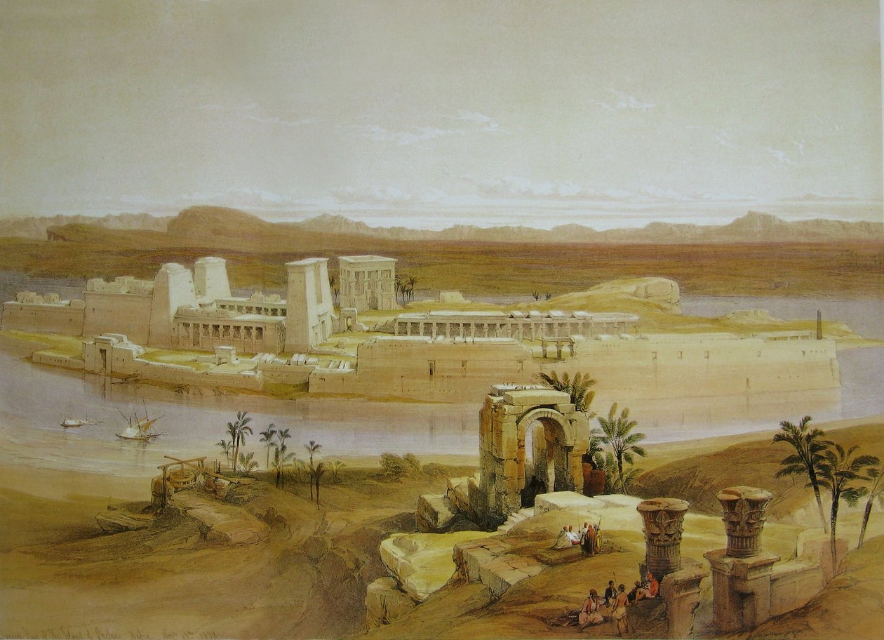 David Roberts Tempeløen Philae af David Roberts