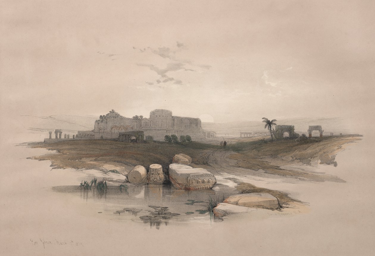 Eleutheropolis eller det moderne Beit-Jibrin af David Roberts