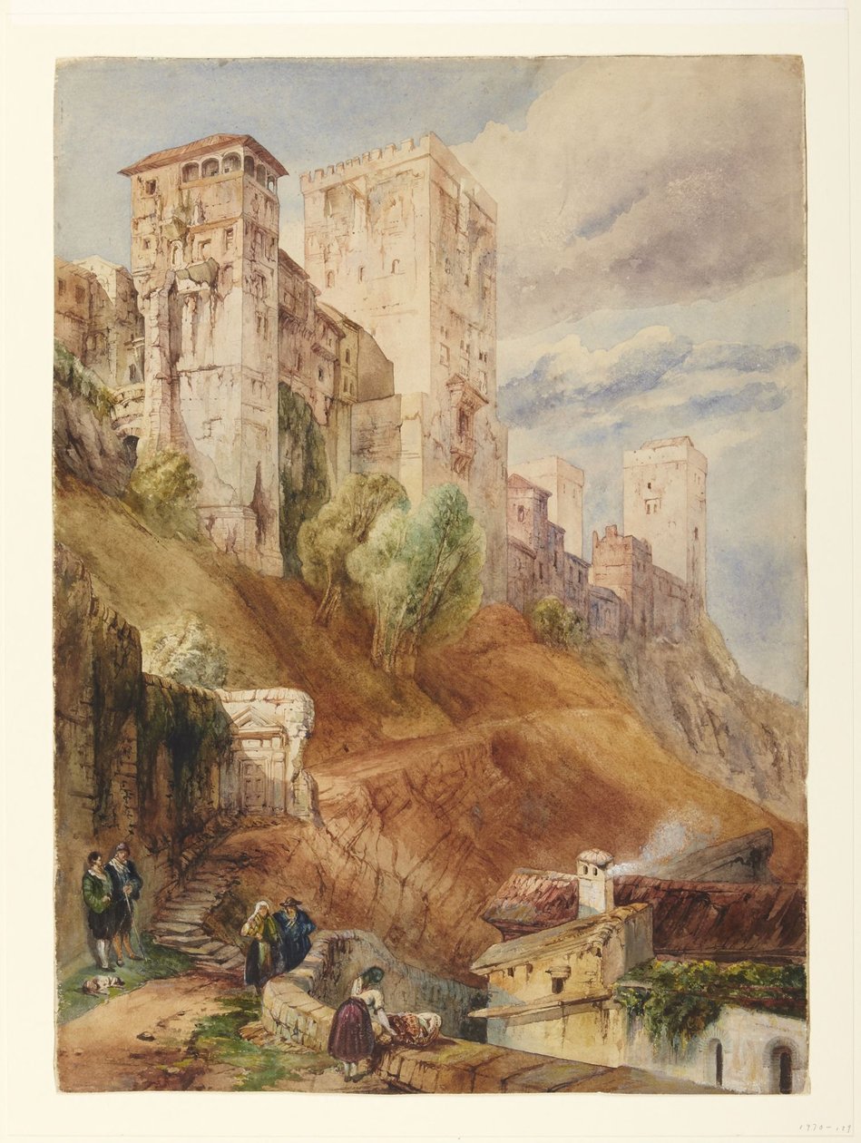 Alhambra-fæstningen af David Roberts