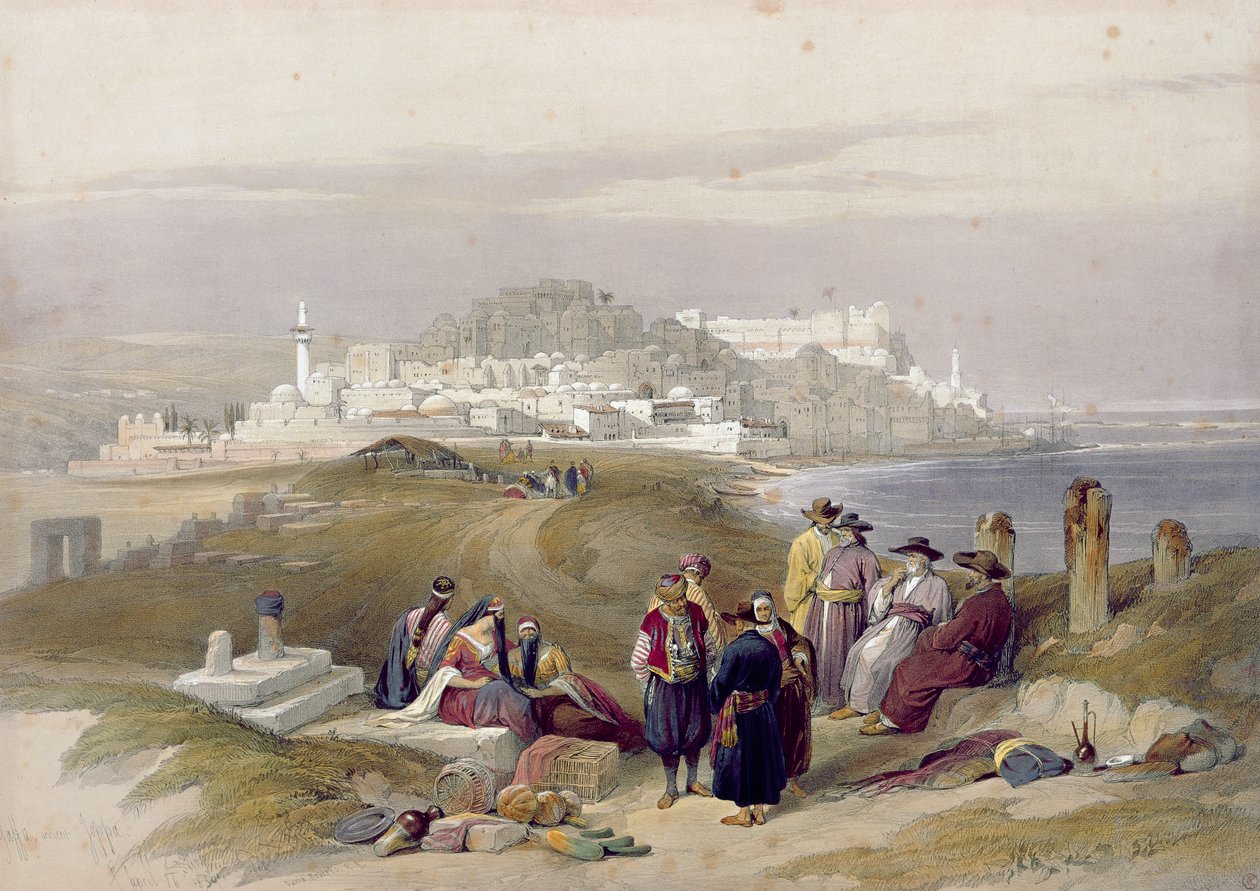Jaffa, oldtids Joppa, 16. april 1839, plade 61 fra bind II af 