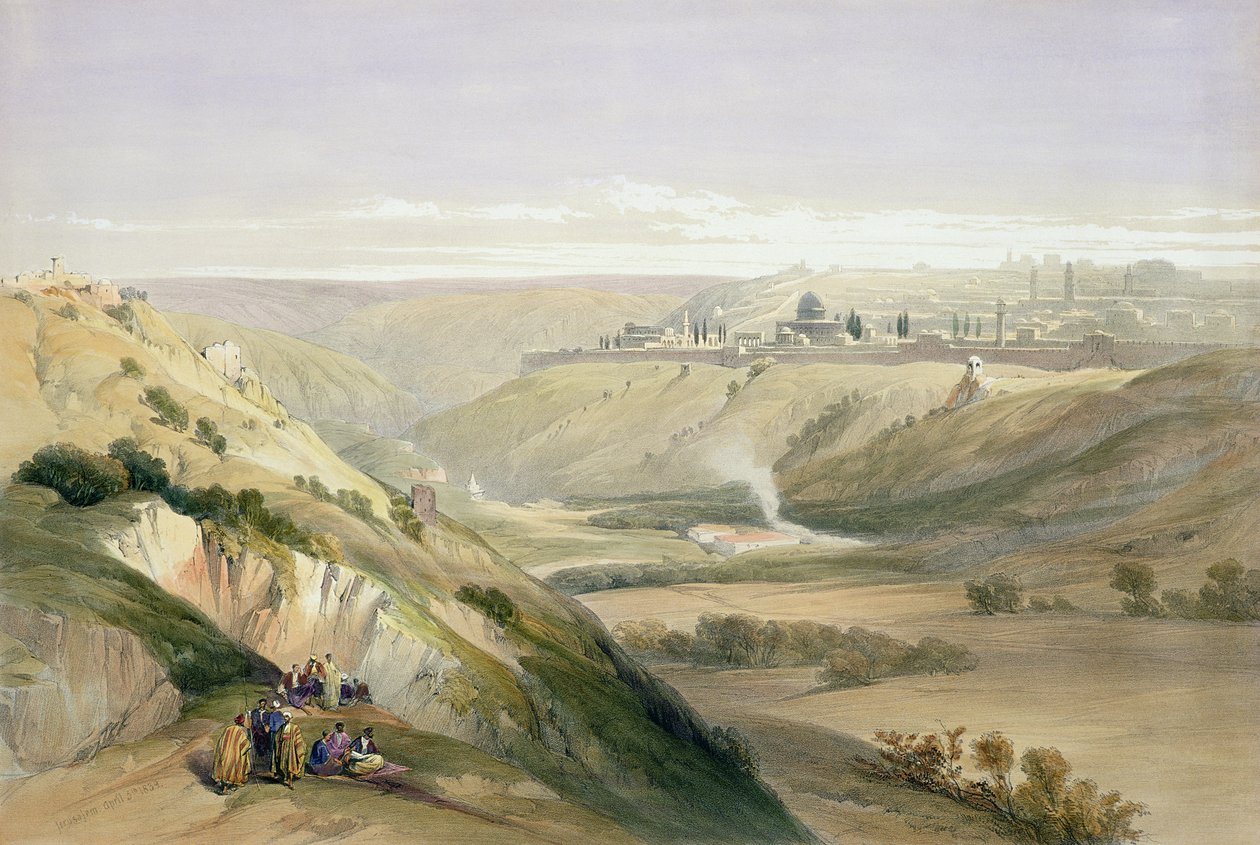 Jerusalem, 5. april 1839, plade 18 fra bind I af 