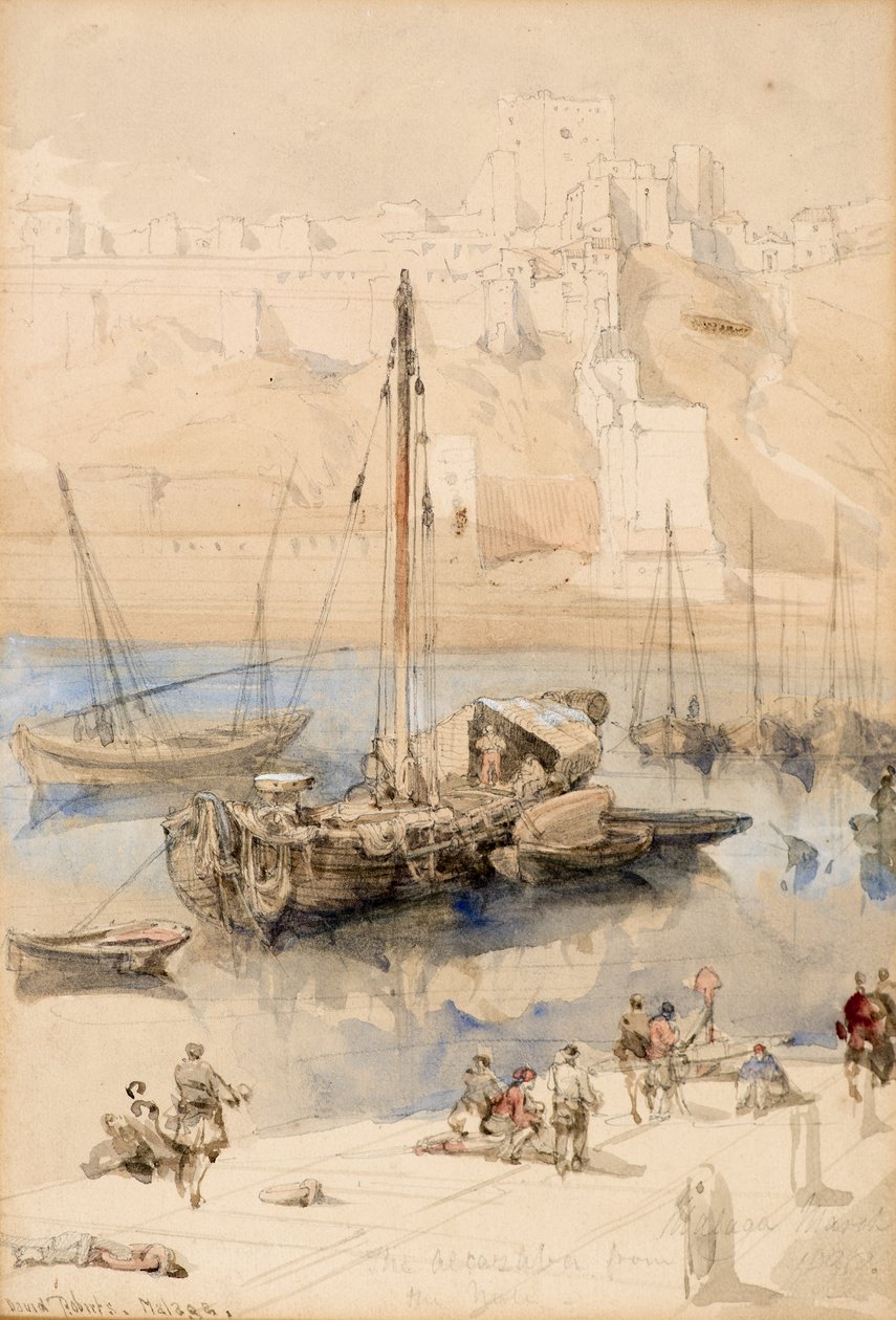 Malaga af David Roberts