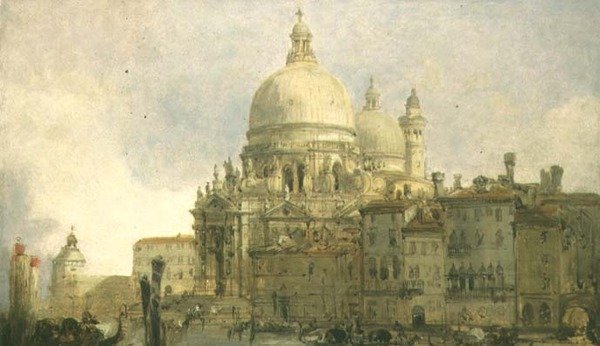 Santa Maria della Salute, Venedig af David Roberts