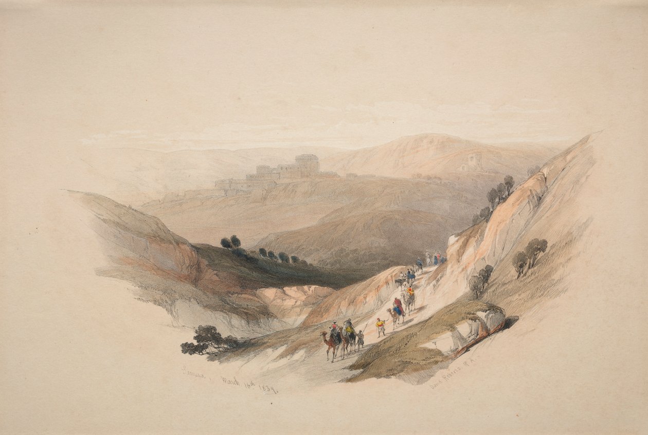 Alle, 1839. af David Roberts