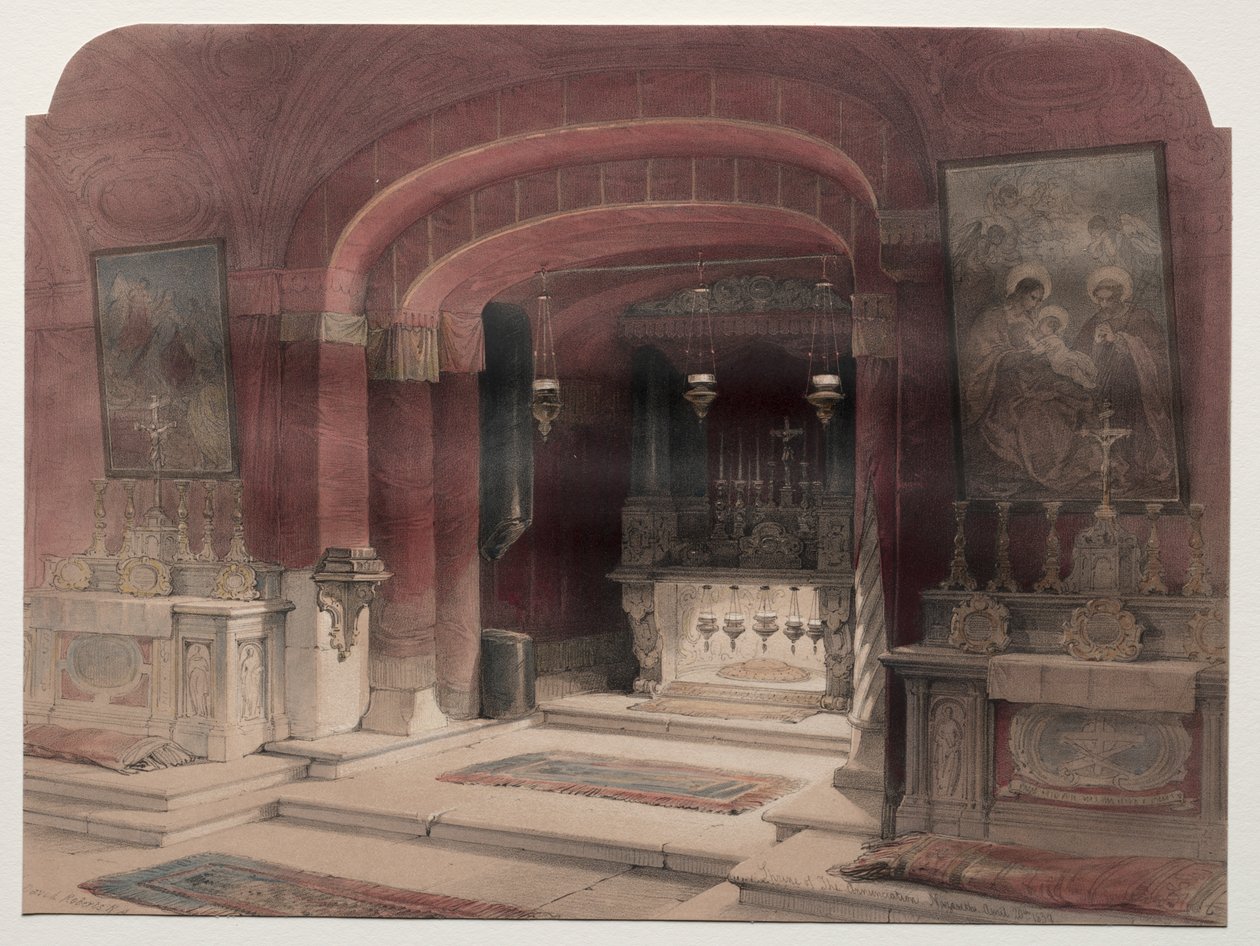 Bebudelsens helligdom, Nazareth af David Roberts