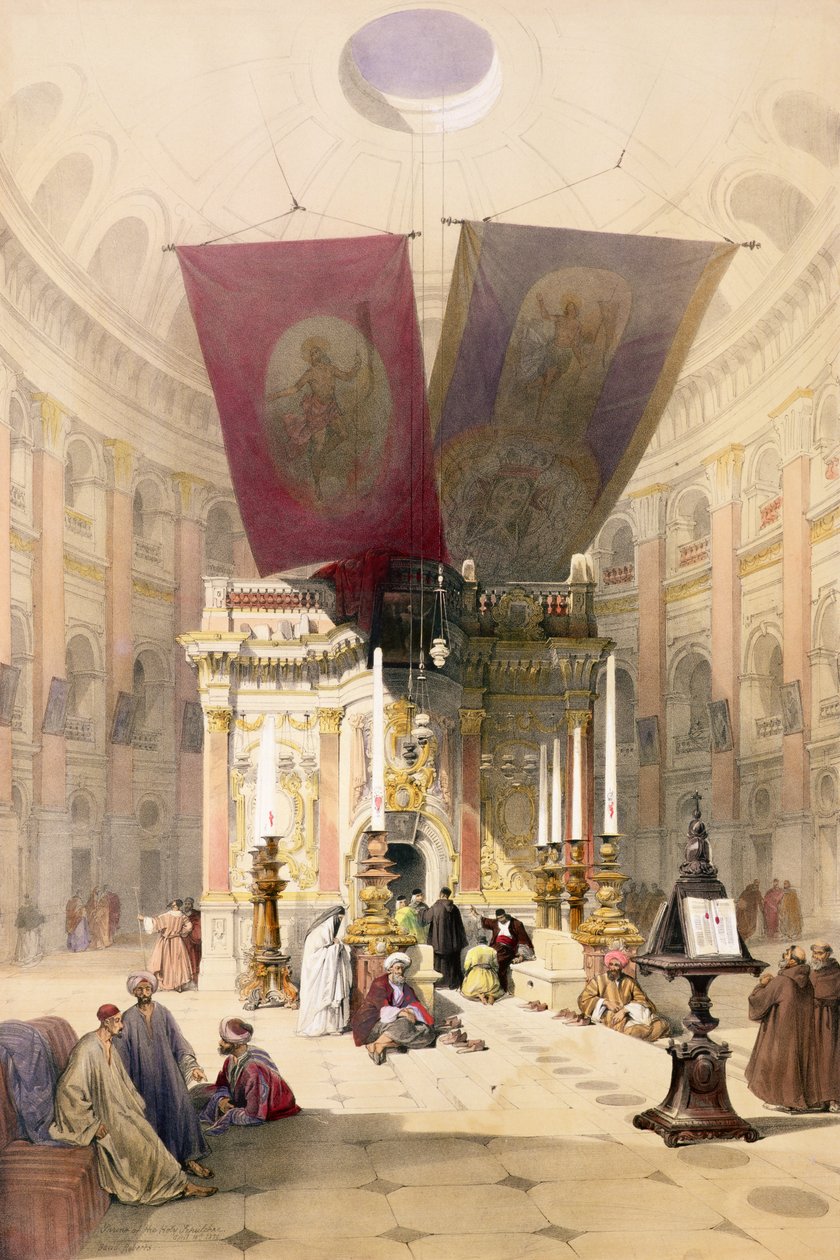 Shrine of the Holy Sepulchre, 10. april 1839, plade 14 fra bind I af 