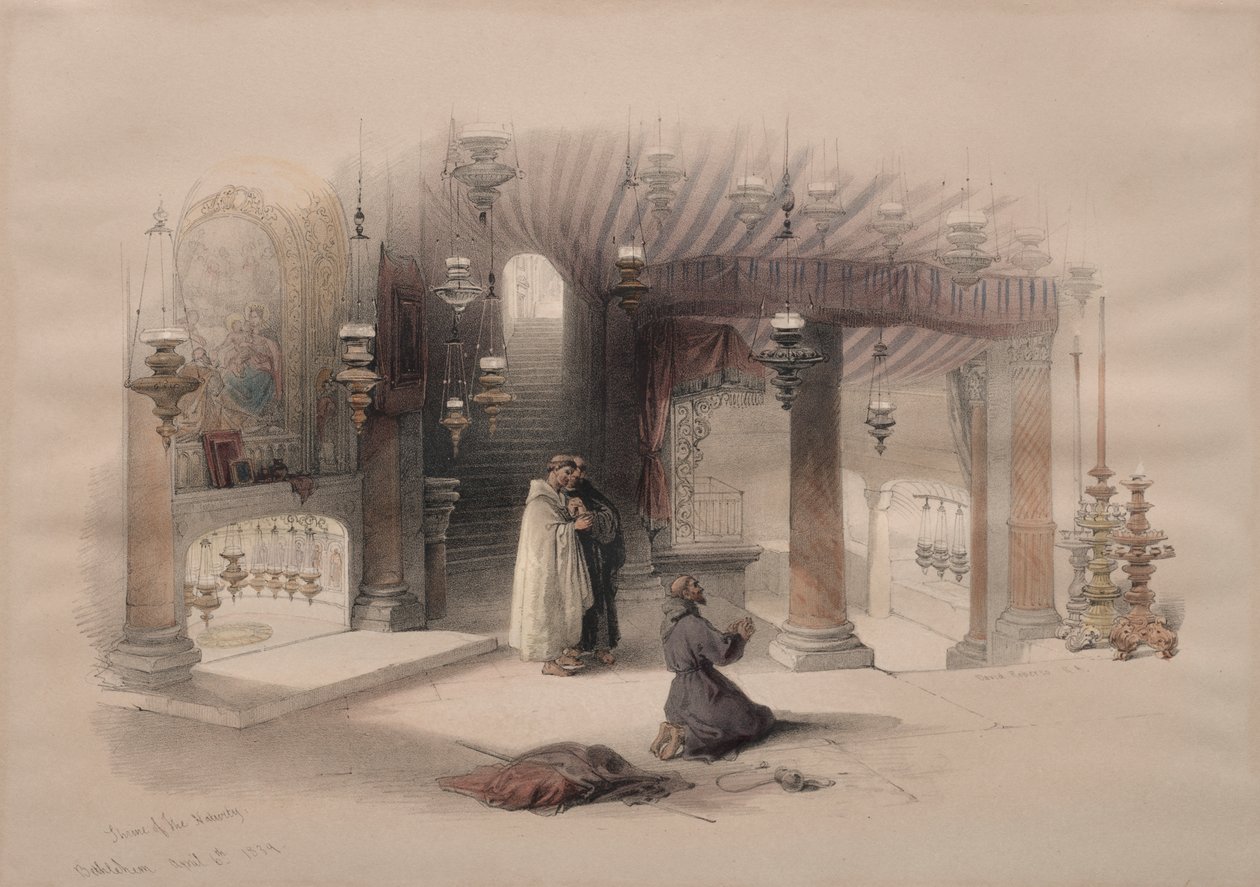 Fødselshelligdommen, Betlehem af David Roberts